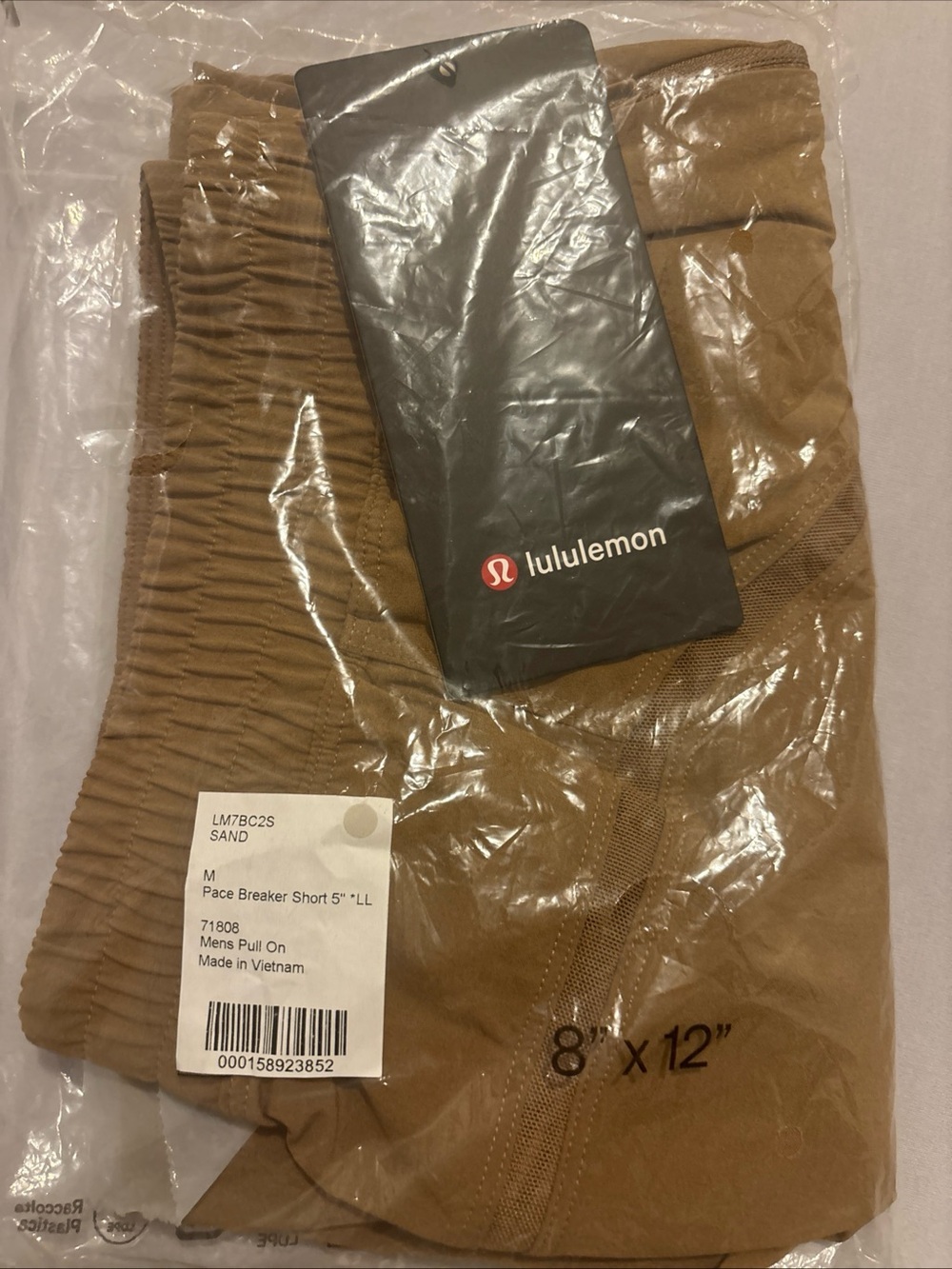 lululemon athletica Men’s Pace Breaker Shorts — Sand